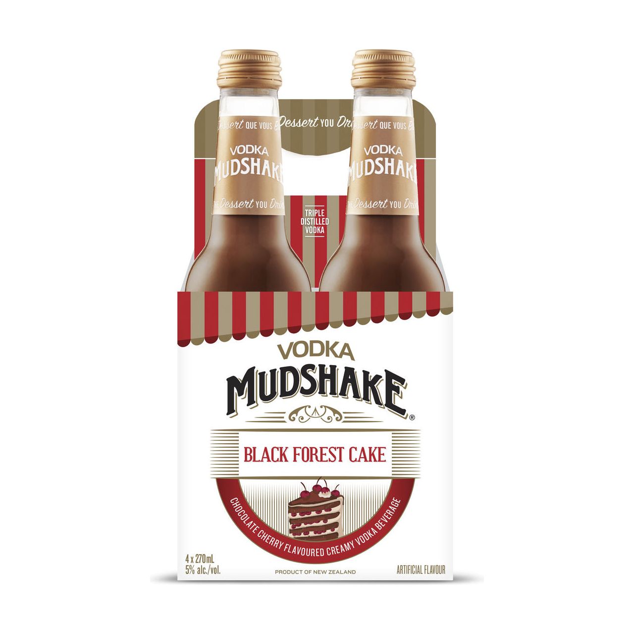 Mudshake Black Forest Cake 4x270ml Bottles – BSW Liquor