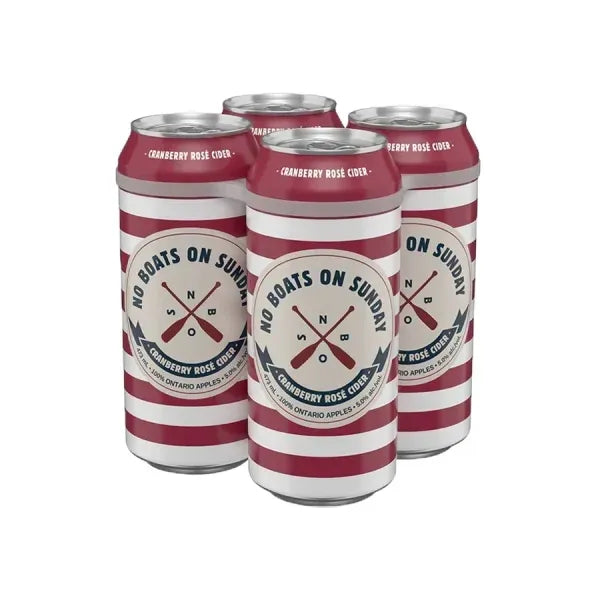 No Boats Cranberry Rose 4 Tall Cans
