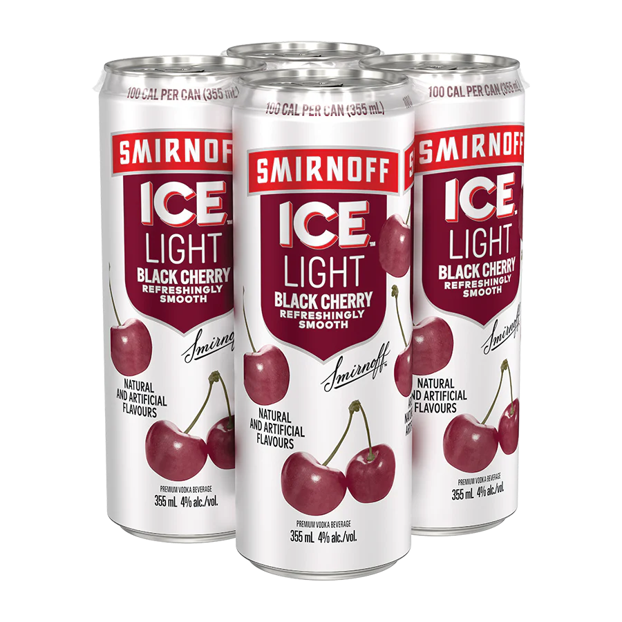 Smirnoff Ice Light Black Cherry & Soda 4 Cans