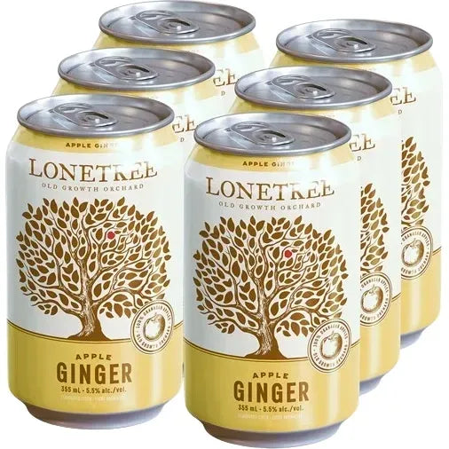 Lonetree Ginger Apple 6 Cans