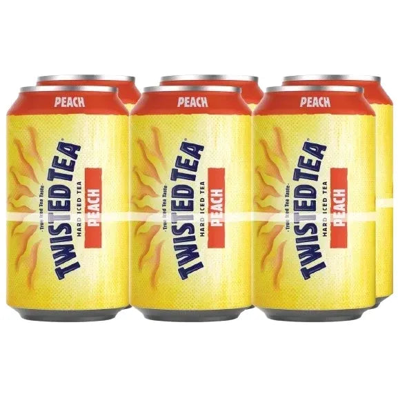 Twisted Tea Peach Iced Tea 6 Cans