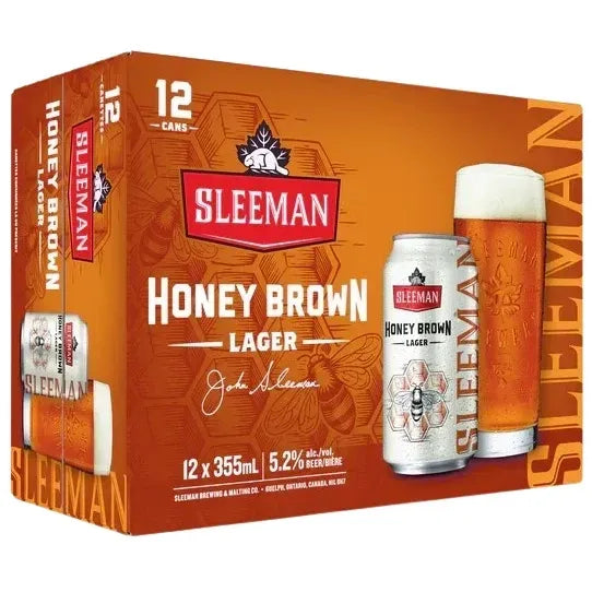 Sleeman Honey Brown 12 Cans