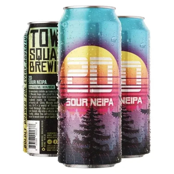 Town Sq 2D Sour IPA 4 Tall Cans