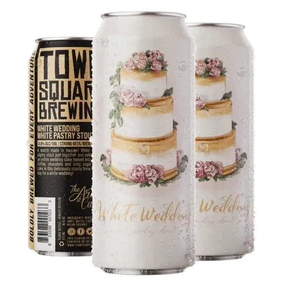 Town Sq White Wedding White Pastry Stout 4 Tall Cans