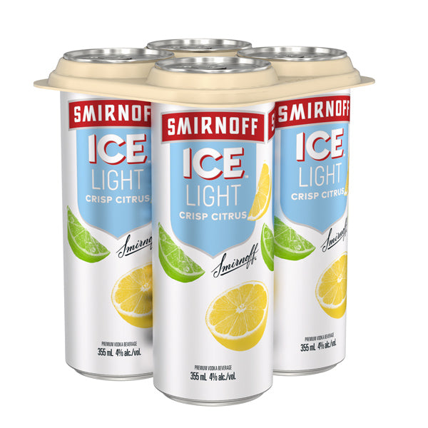 Smirnoff Ice Light Blood Orange And Soda 4 Cans