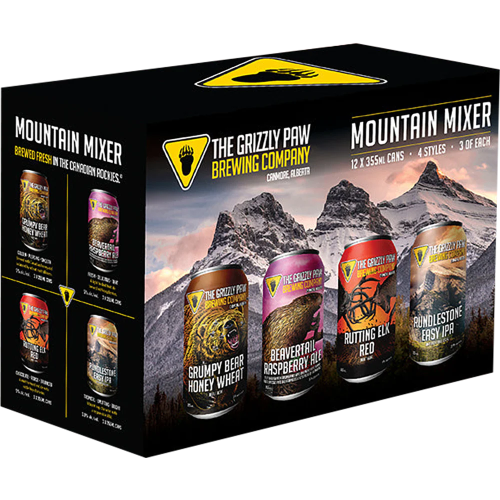 Grizzly Paw Mountain Mixer 12 Cans