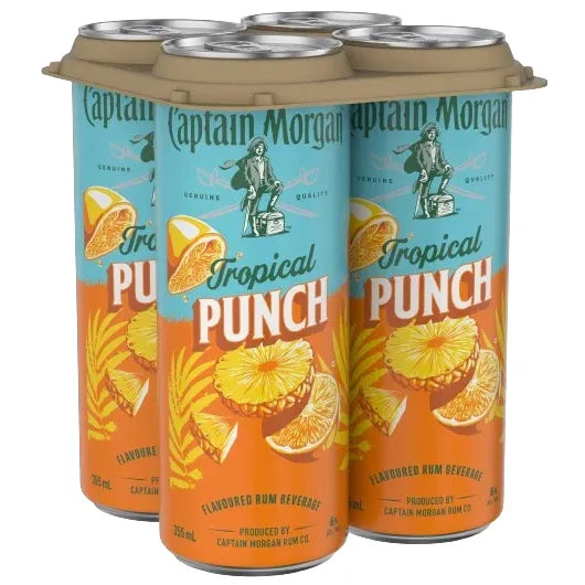 Captain Morgan Tropical Punch 4 Cans