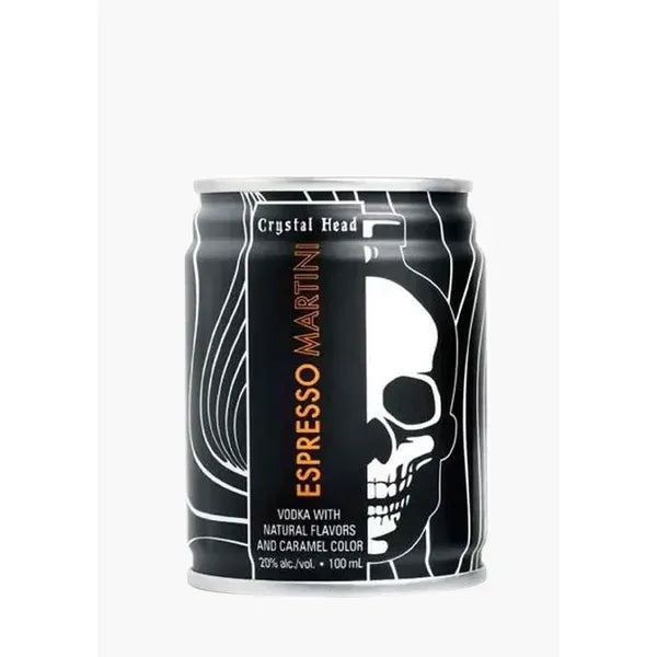 Crystal Head Vodka Canned Cocktails Espresso Martini 100ml