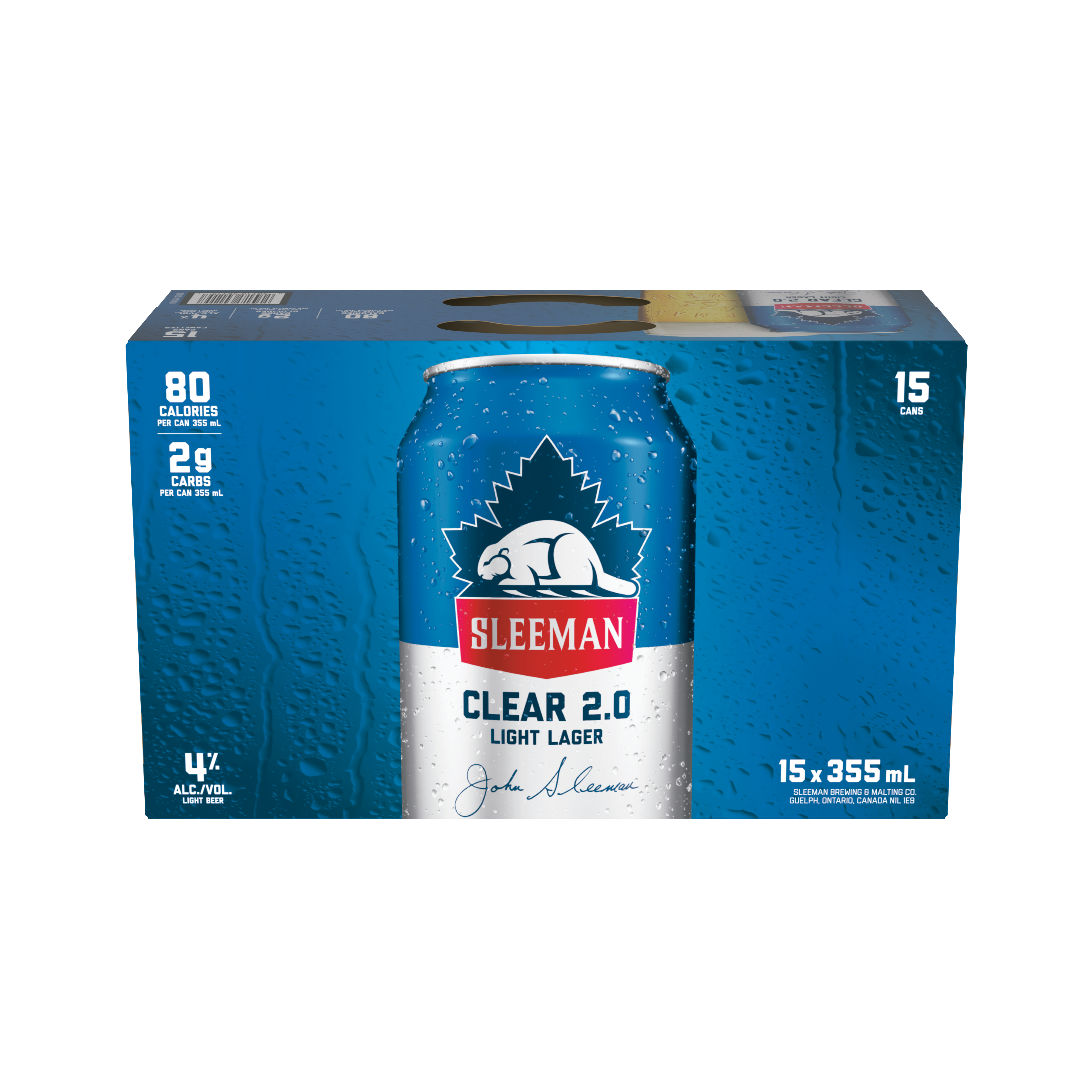 Sleeman Clear 2.0 15 Cans