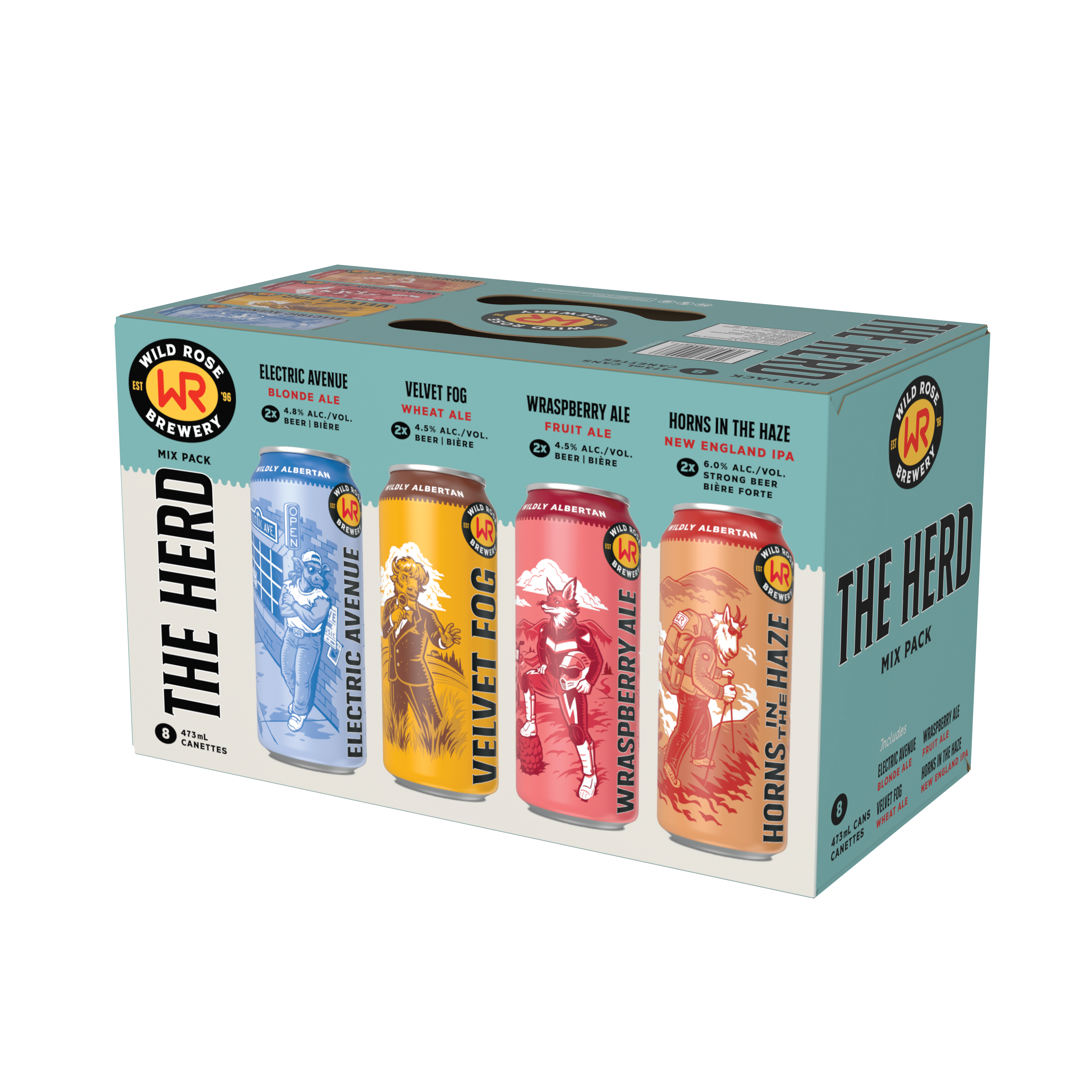 Wild Rose The Herd 8 Tall Cans
