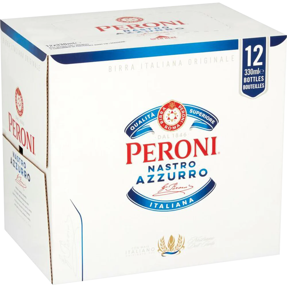 Peroni Nastro Azzurro 12 Bottles