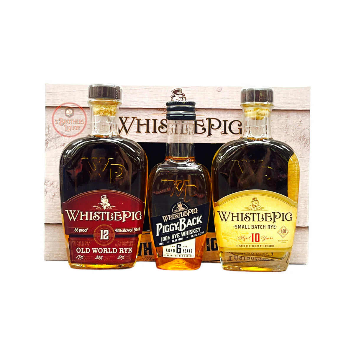 Whistlepig Piglet Rye Gift Pack 3 x 50ml