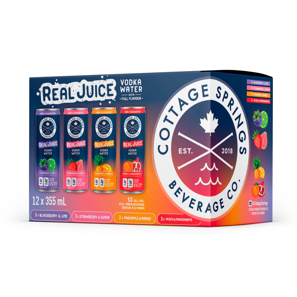 Cottage Springs Vodka Water Real Juice