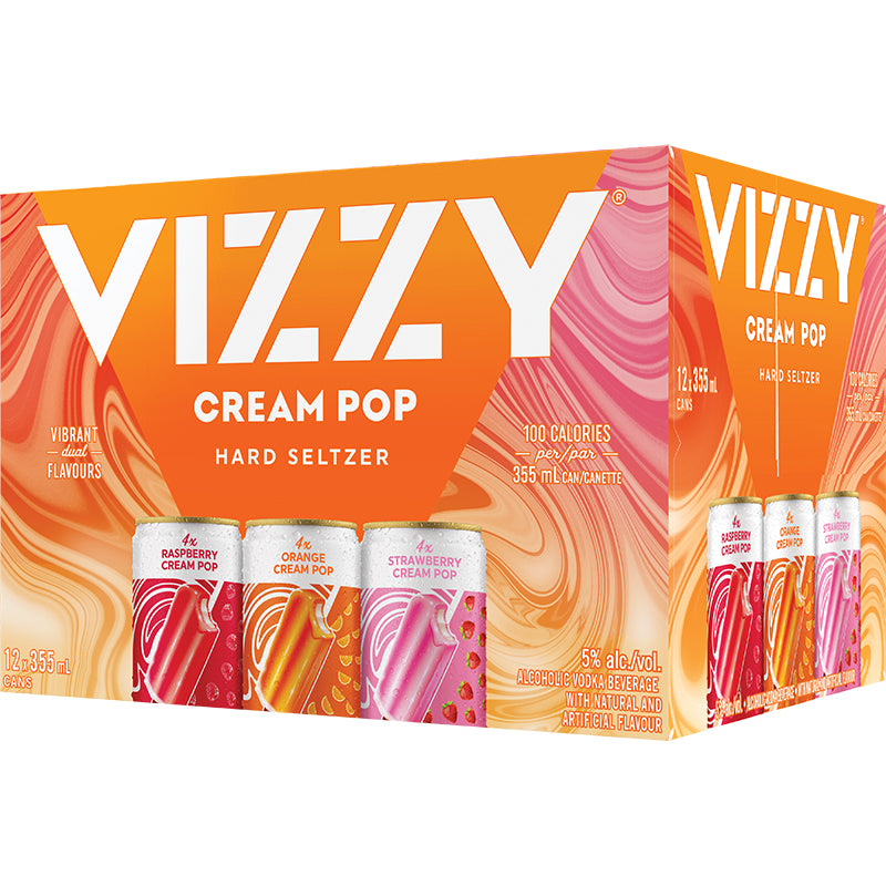 Vizzy Cream Pop Variety 12 Cans