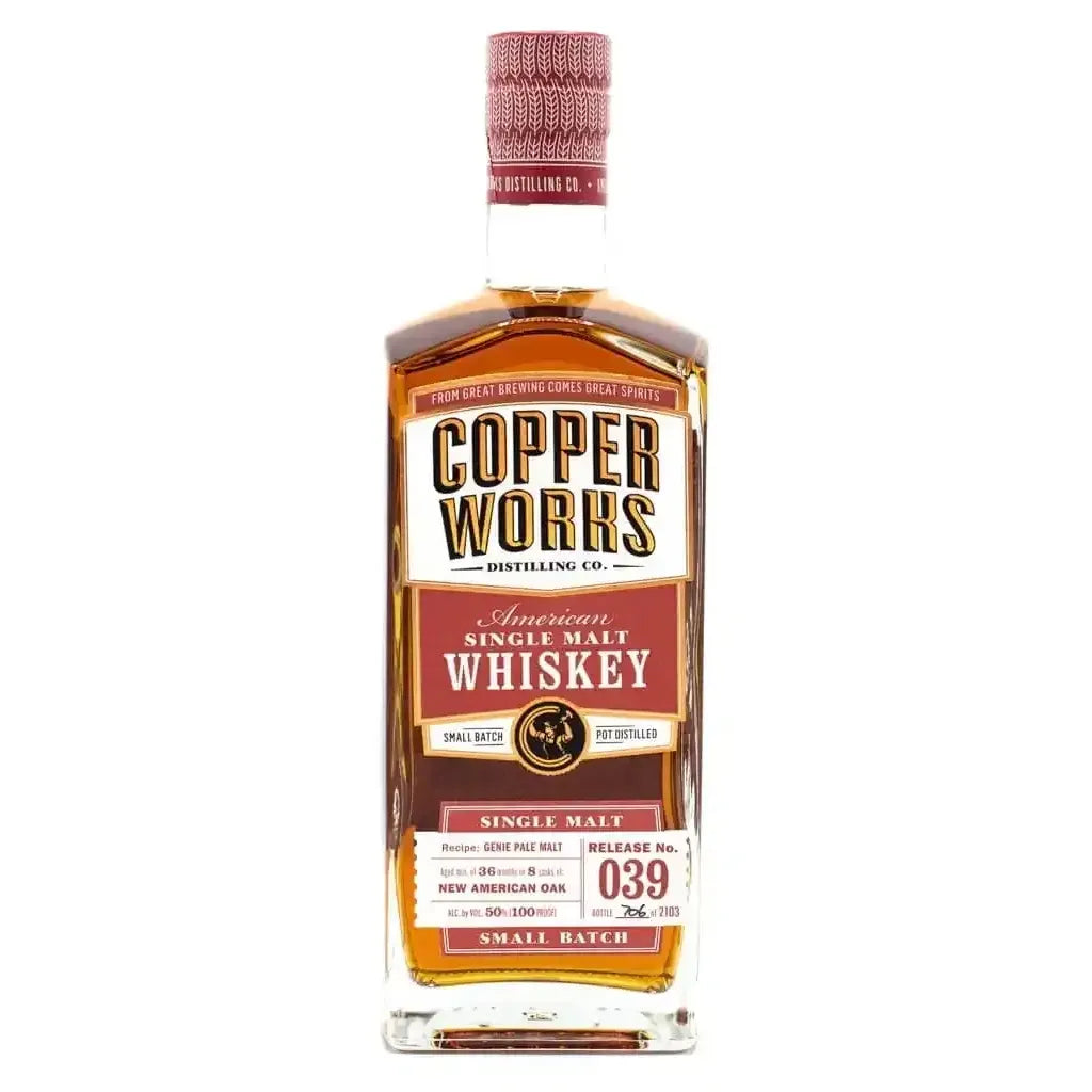 Copperworks Salmon-Safe Certified American Single Malt Whiskey R39