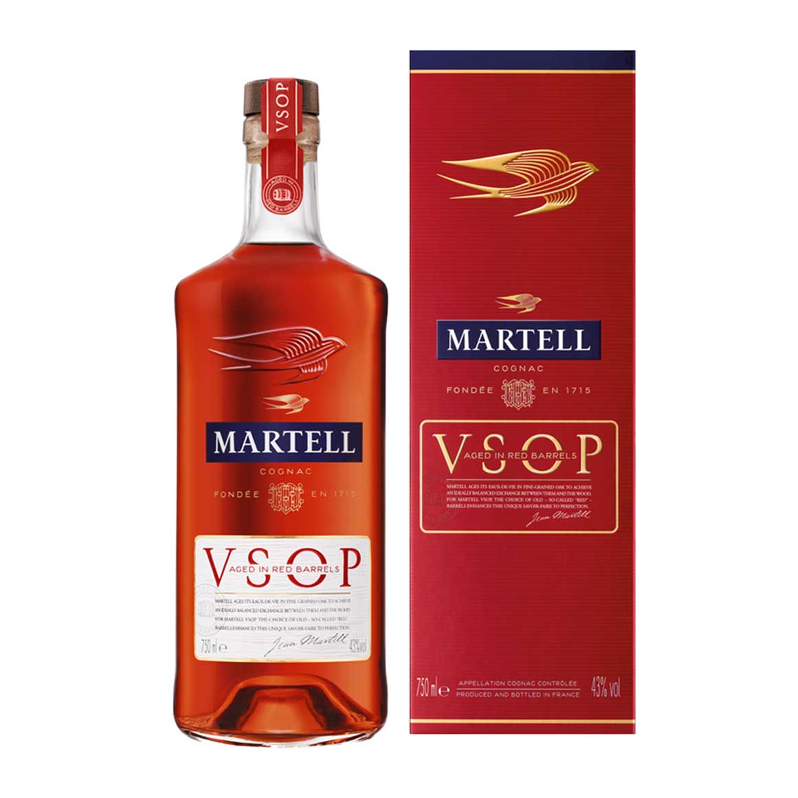 Martell VSOP Red Barrels Cognac 750ml – BSW Liquor
