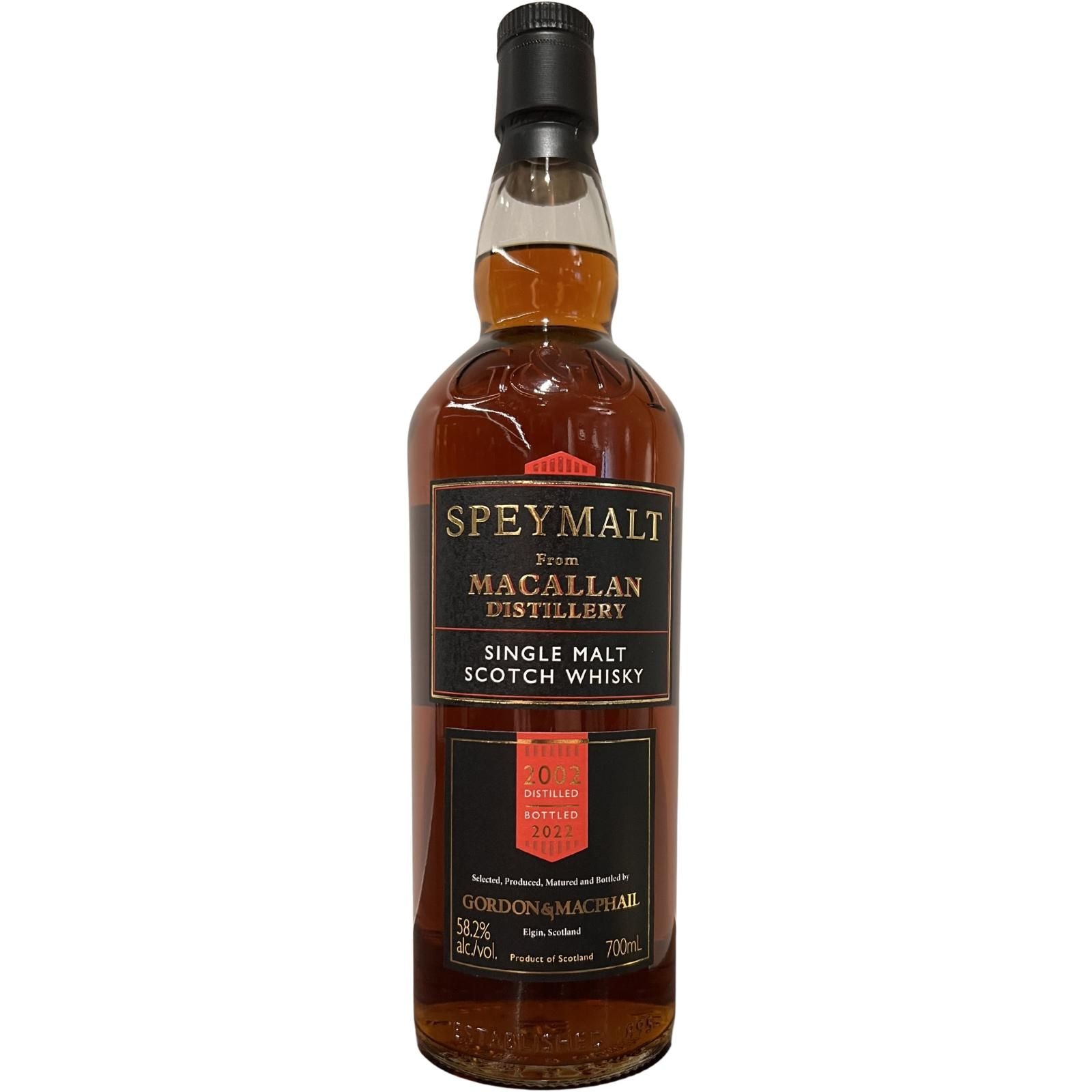 Gordon & MacPhail Speymalt Macallan 2002 58.2% ABV 700ml