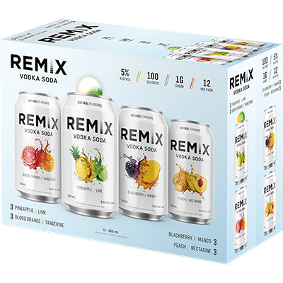 Remix Vodka Soda Mix V2 12 Cans
