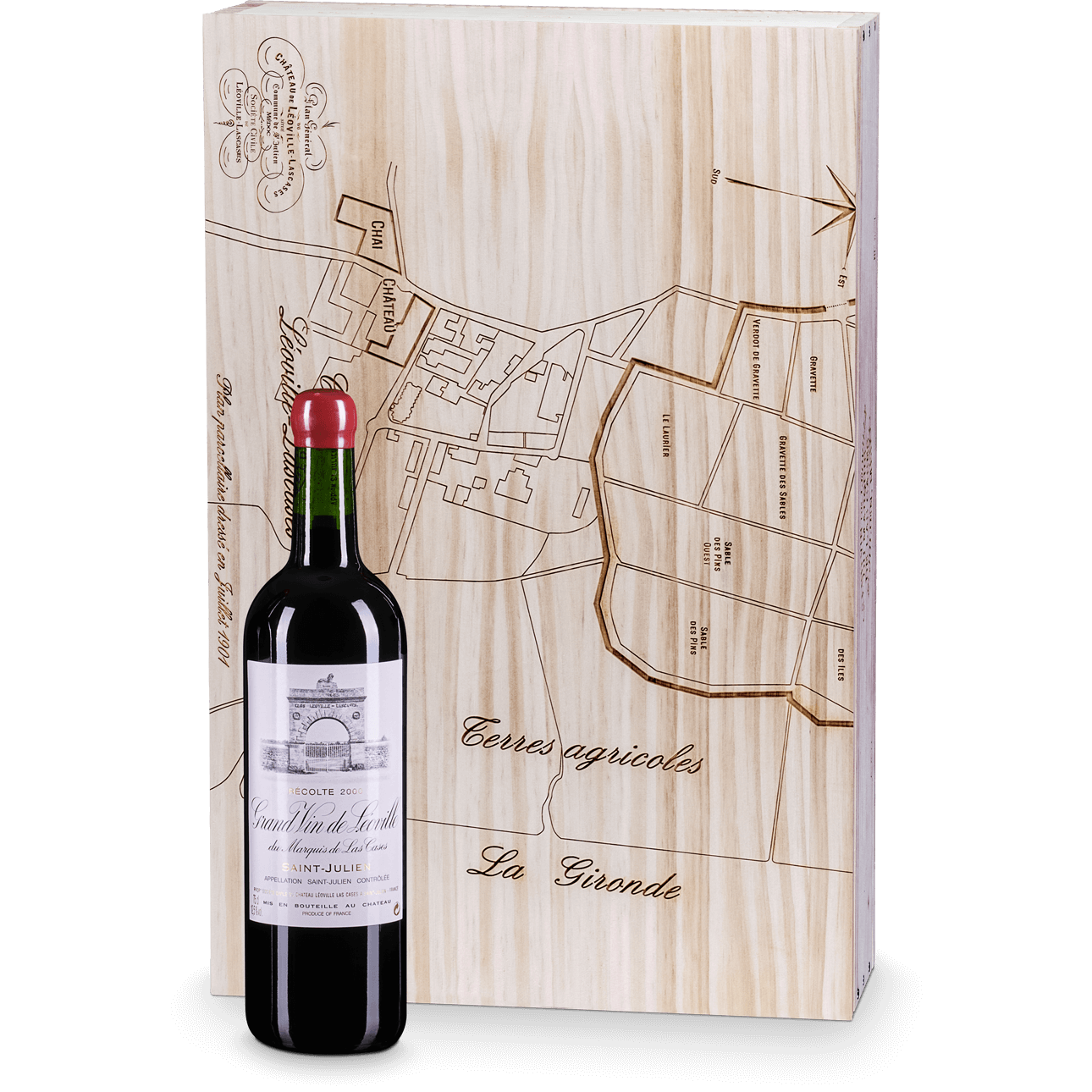 Chateau Leoville Las Cases 'Grand Vin de Leoville' Collection Miroir P2 6x750ml