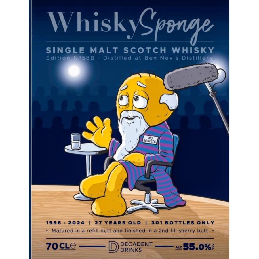 Whisky Sponge Edition No.58B Ben Nevis 1996 27 Year Old