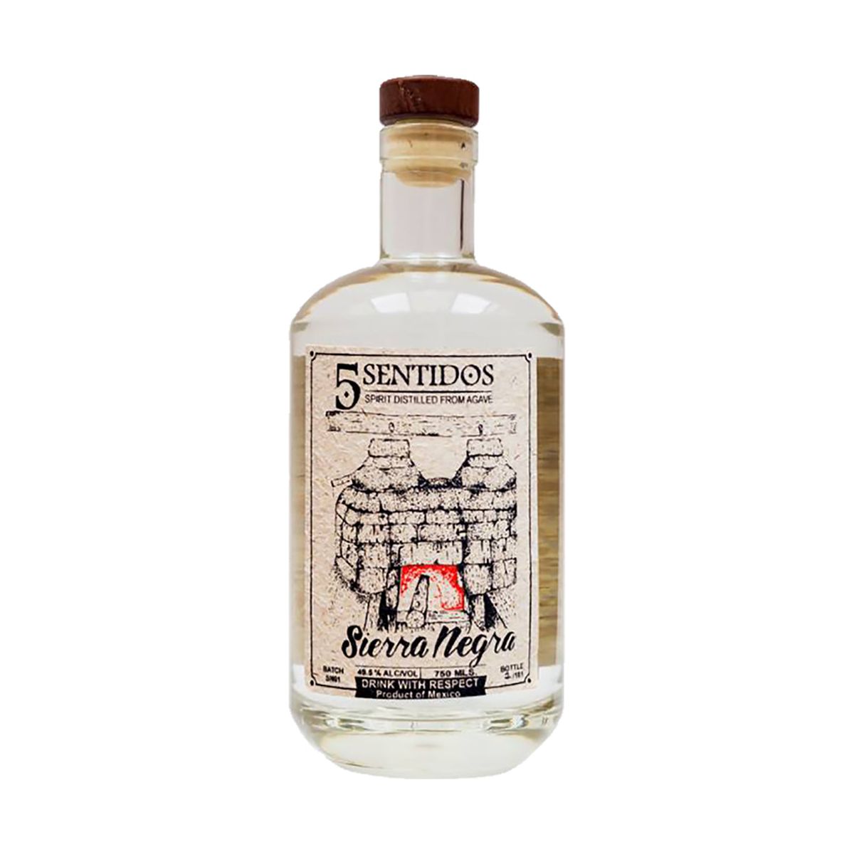 Cinco Sentidos Sierra Negra-Espadin Capo Mezcal 750ml