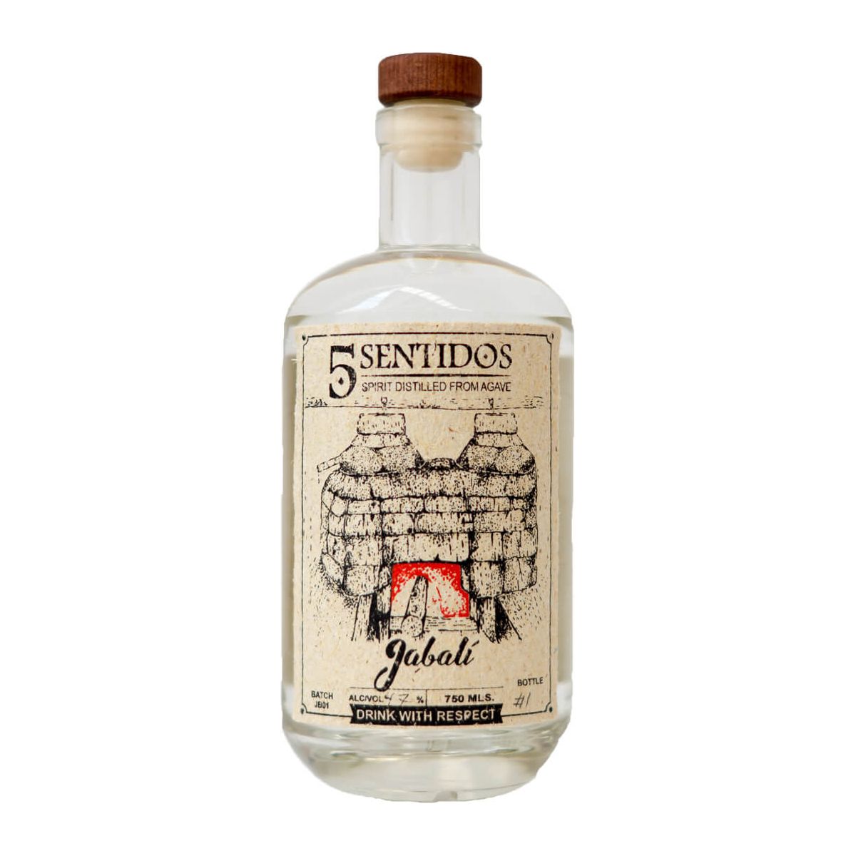 Cinco Sentidos Jabali Mezcal 750ml