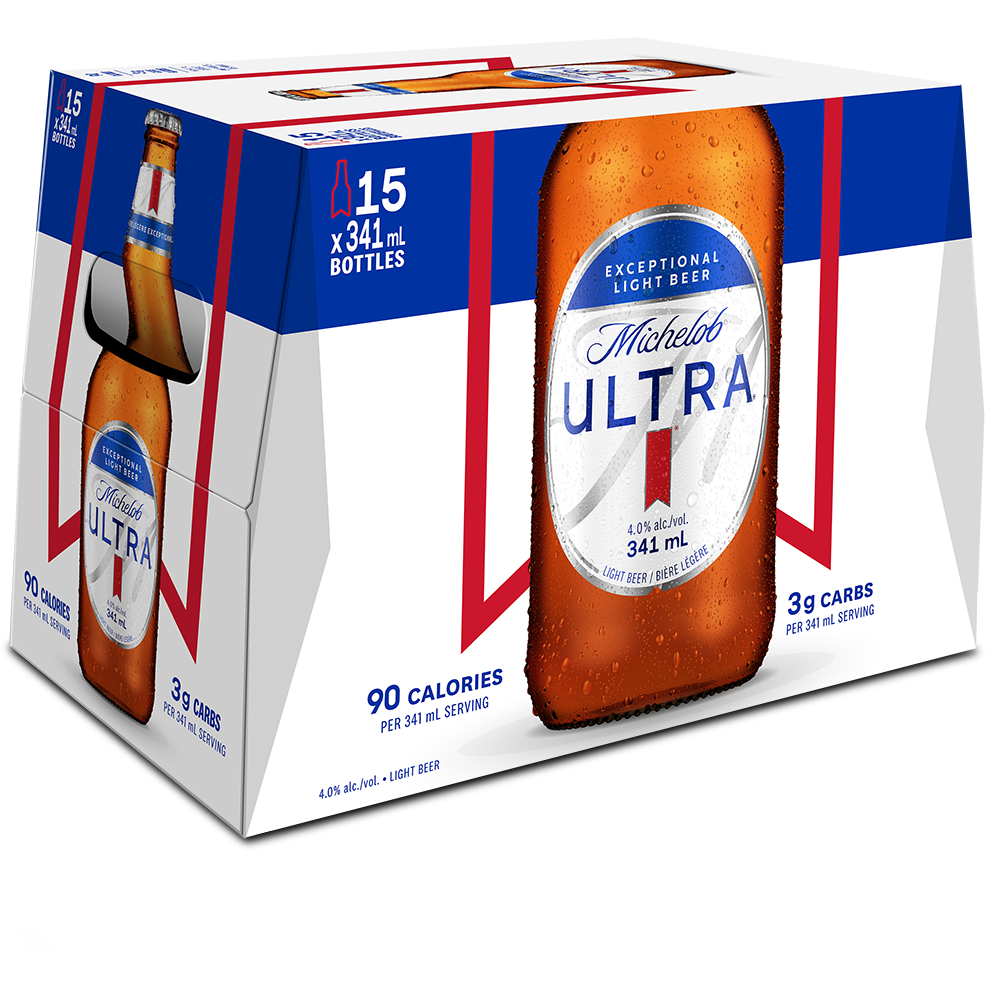 Michelob Ultra 15pk Bottles BSW Liquor