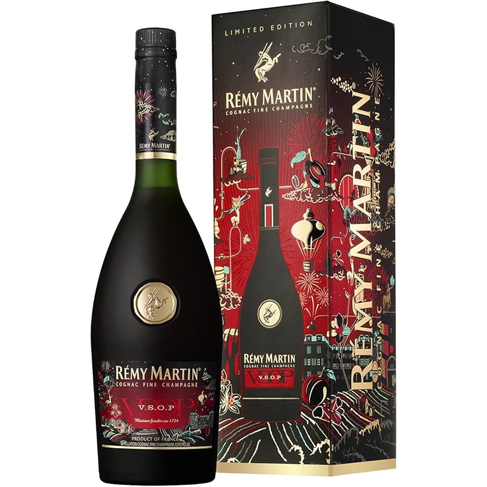 Remy Martin VSOP Cognac Decorated Label