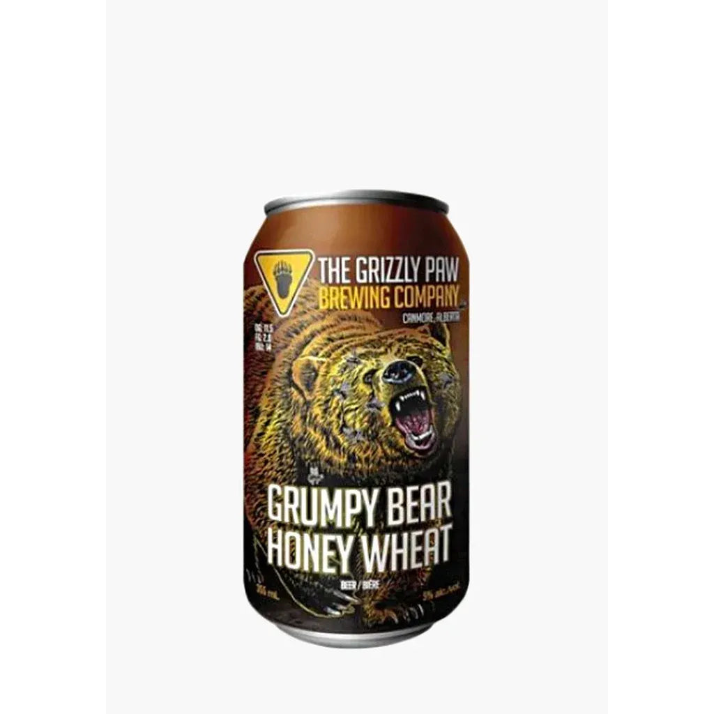 Grizzly Paw Grumpy Bear Honey Wheat 6 Cans