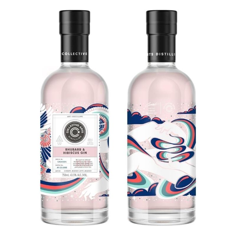 Collective Arts Distilling Rhubarb & Hibiscus Flavoured Gin