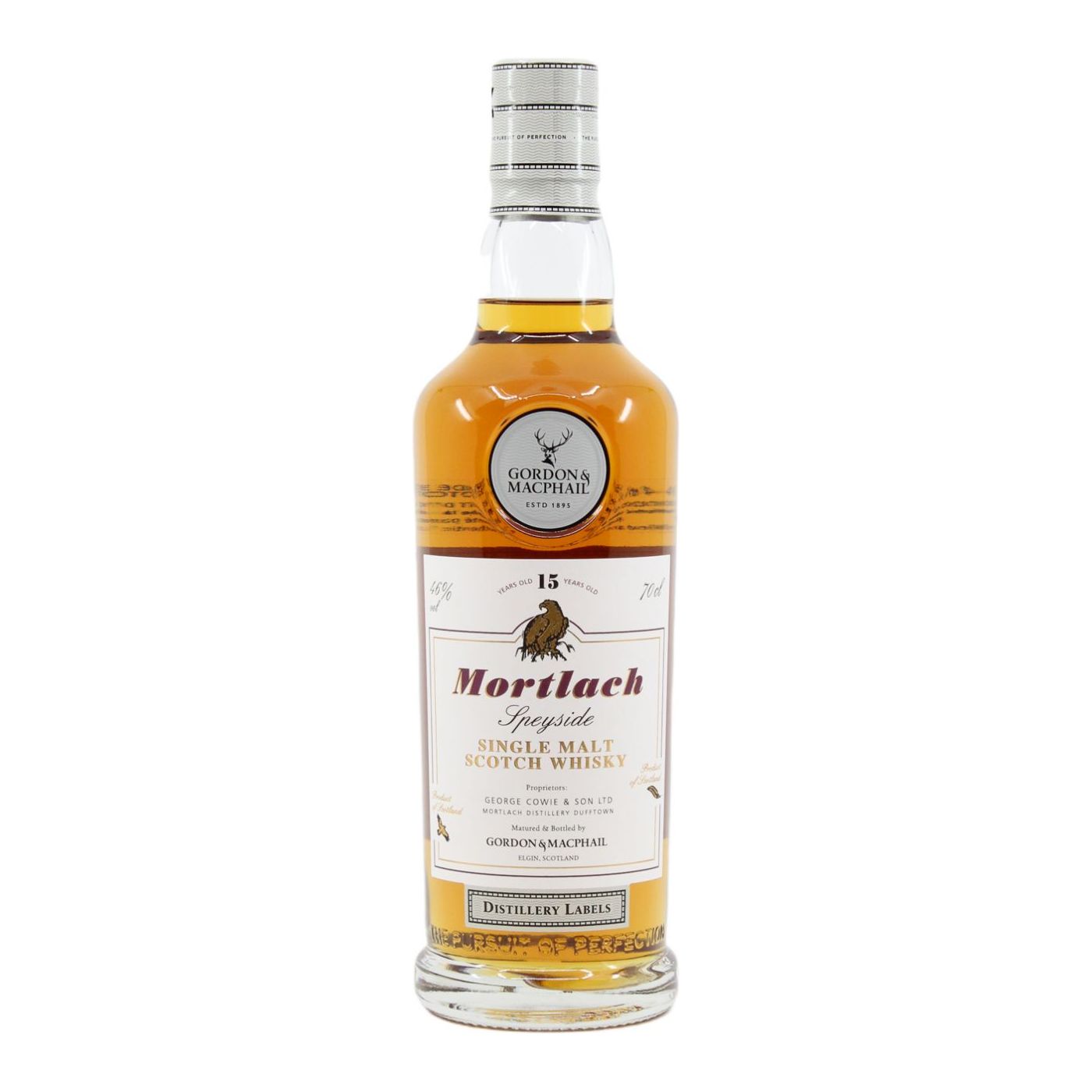 Gordon & MacPhail Distillery Labels Mortlach 15 Year Old 46% ABV