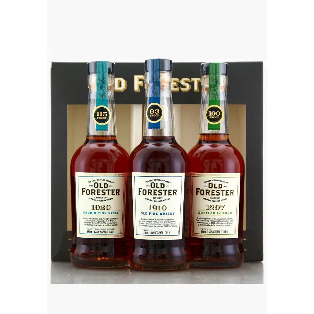 Old Forester Whiskey Row Gift Pack 3 x 375ml