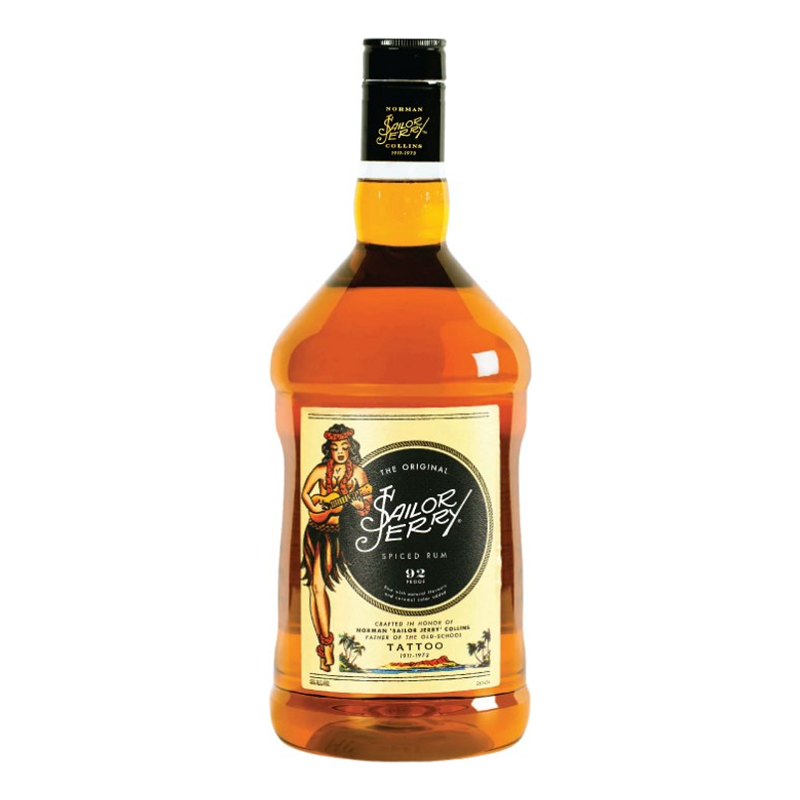 Sailor Jerry Spiced Navy Rum Plastic Bottle 1.75L