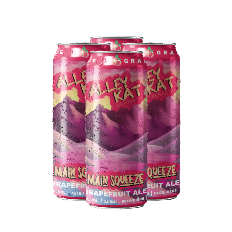 Alley Kat Main Squeeze Grapefruit Ale 4 Tall Cans