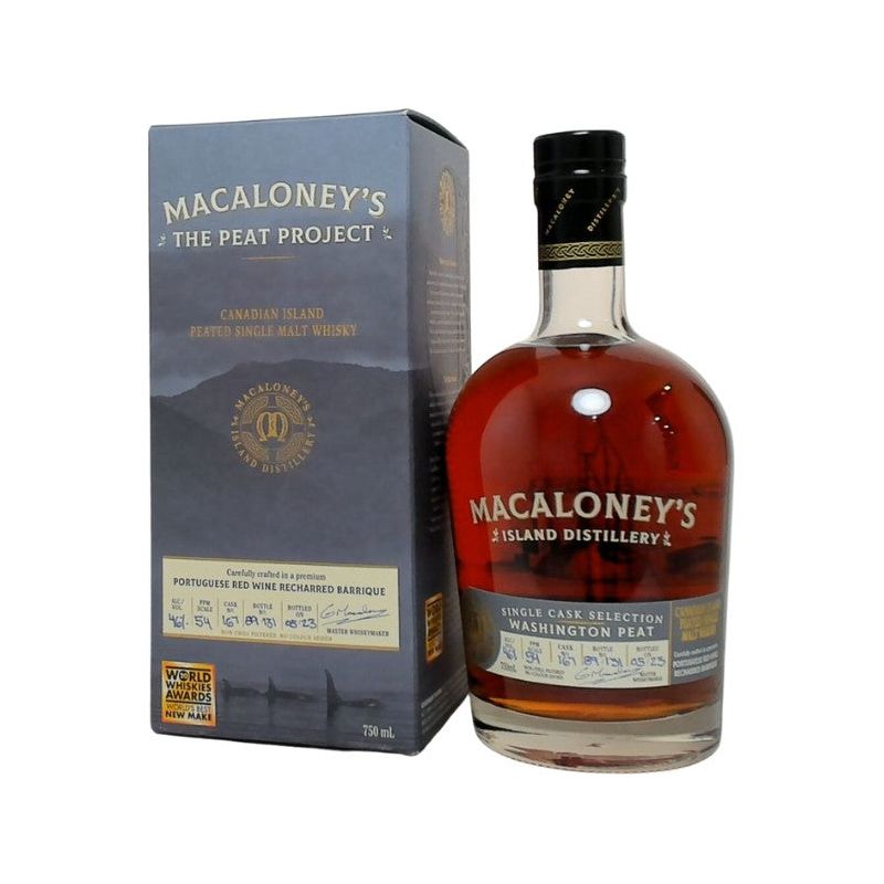 Macaloney's Portugese Red Wine Recharred Barrique Washington Peat