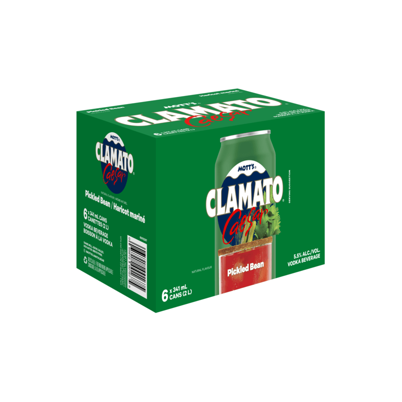 Mott's Clamato Pickled Bean Caesar 6 Cans