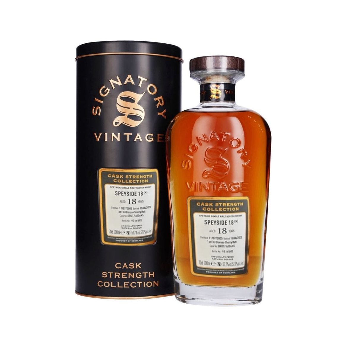Signatory Vintage Speyside (Macallan) 2005 18 Year Old 57.7%