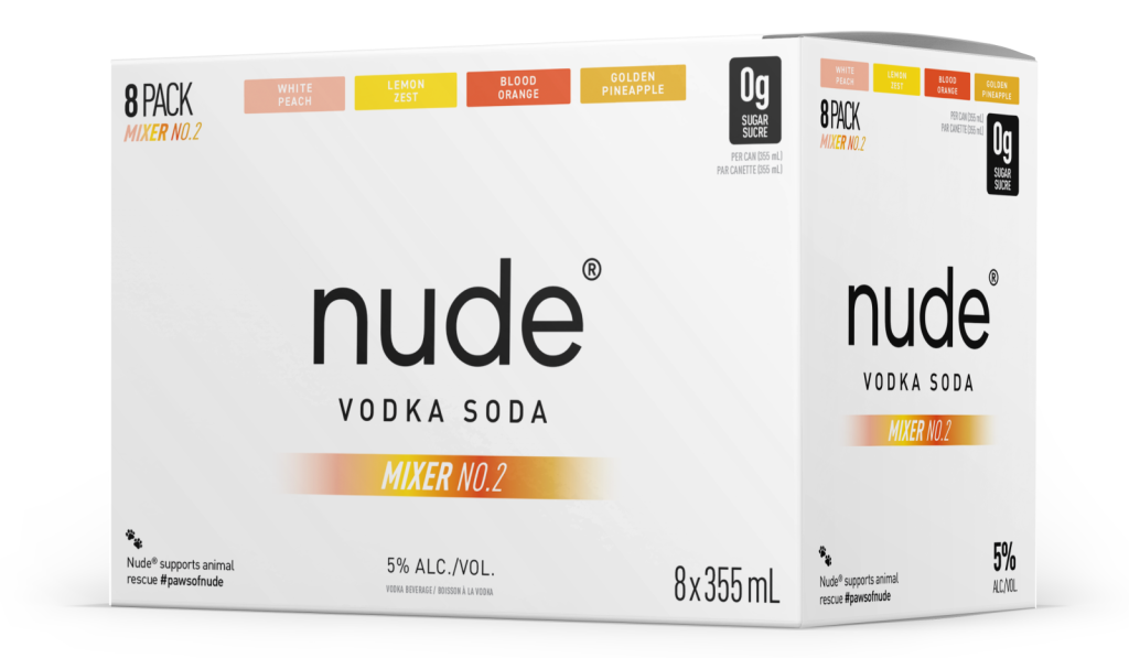 Nude Vodka Soda Mixer V2 12 Cans