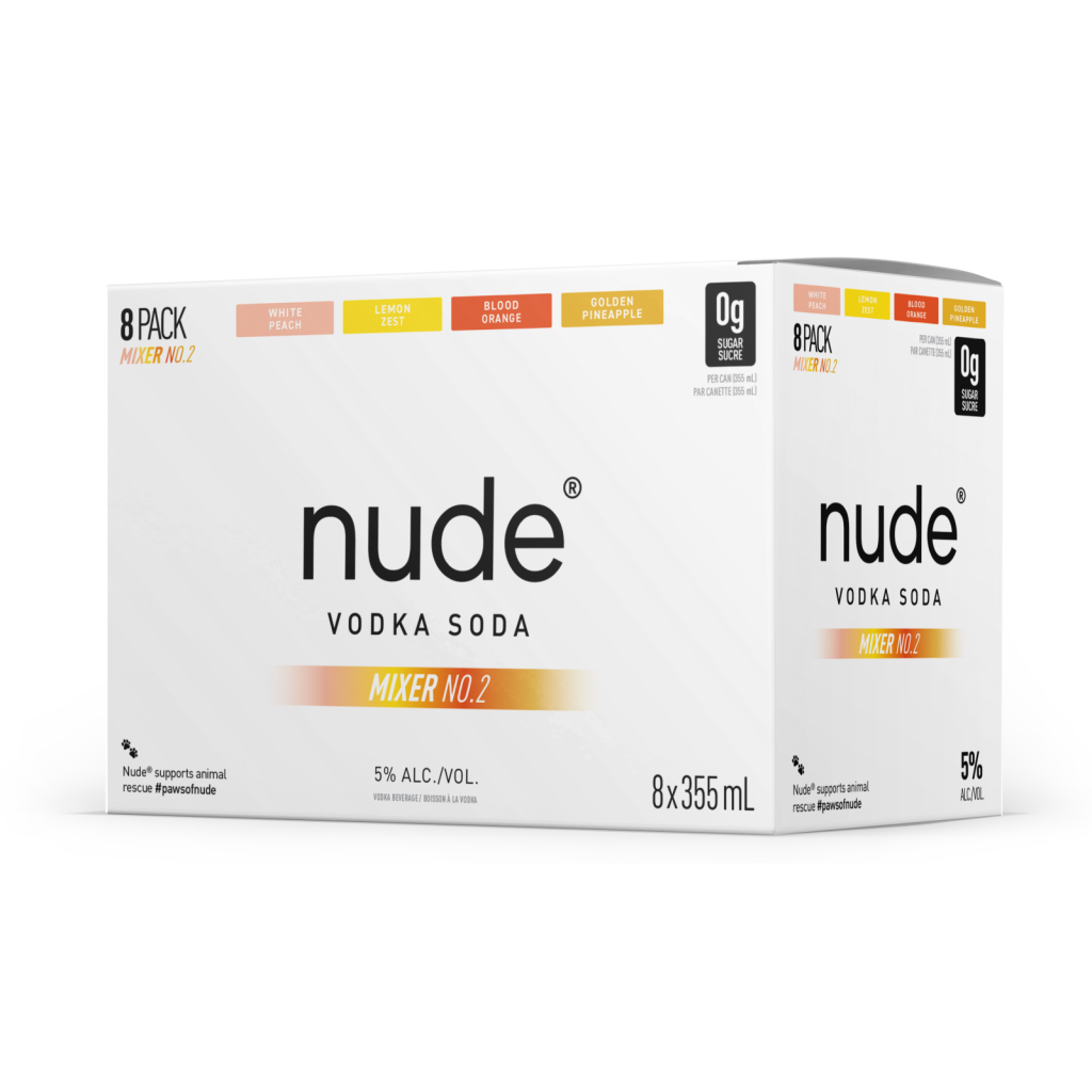 Nude Vodka Soda Mixer V2 12 Cans
