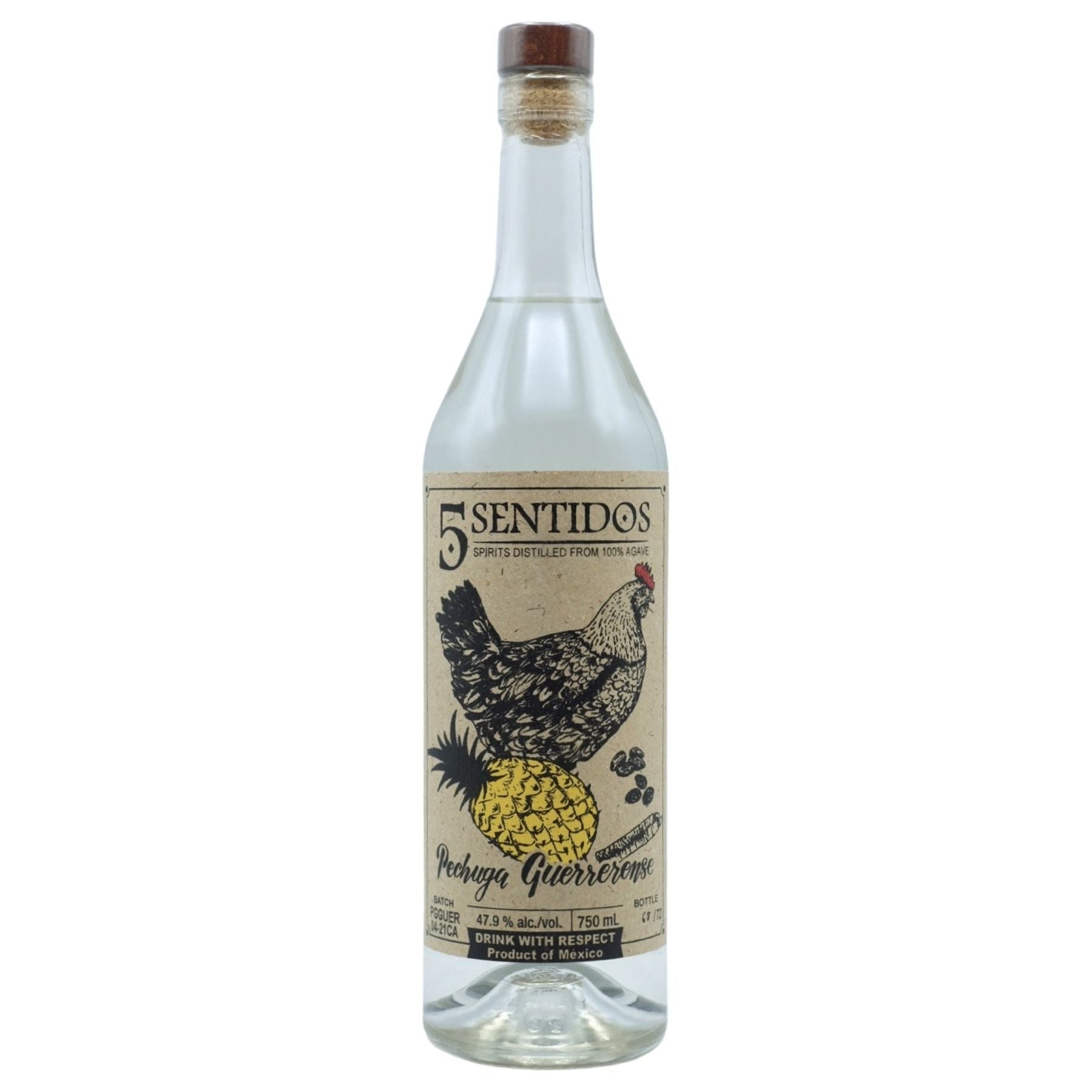 Cinco Sentidos Pechuga Guerrerense Mezcal 750ml
