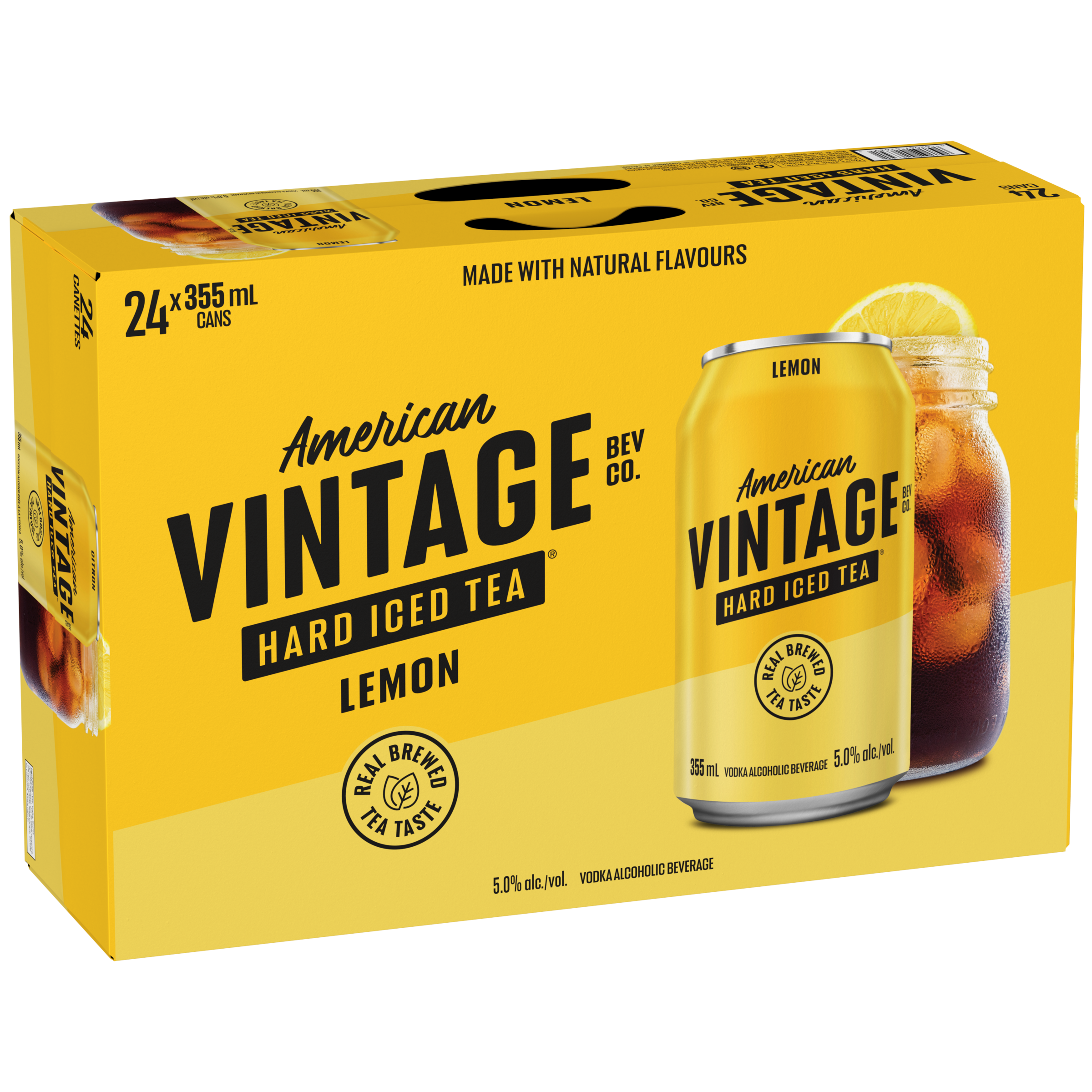 American Vintage Hard Iced Tea Lemon 24 Cans