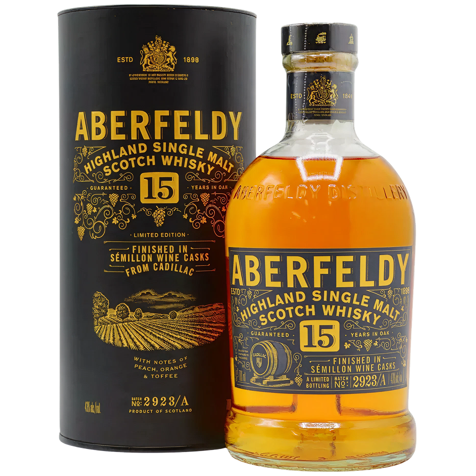 Aberfeldy 15 Year Old Cadillac Semillon Cask Finish