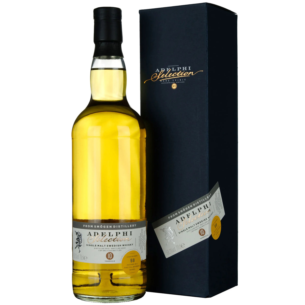 Adelphi Selection Smogen 10 Year Old 2013 Cask #58 Swedish Single Malt Whisky