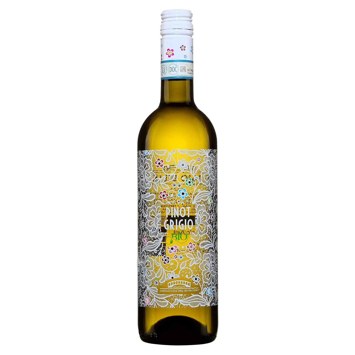 Ambasciata del Buon Vino Vinegia Pinot Grigio D.O.C. Delle Venezie Organic