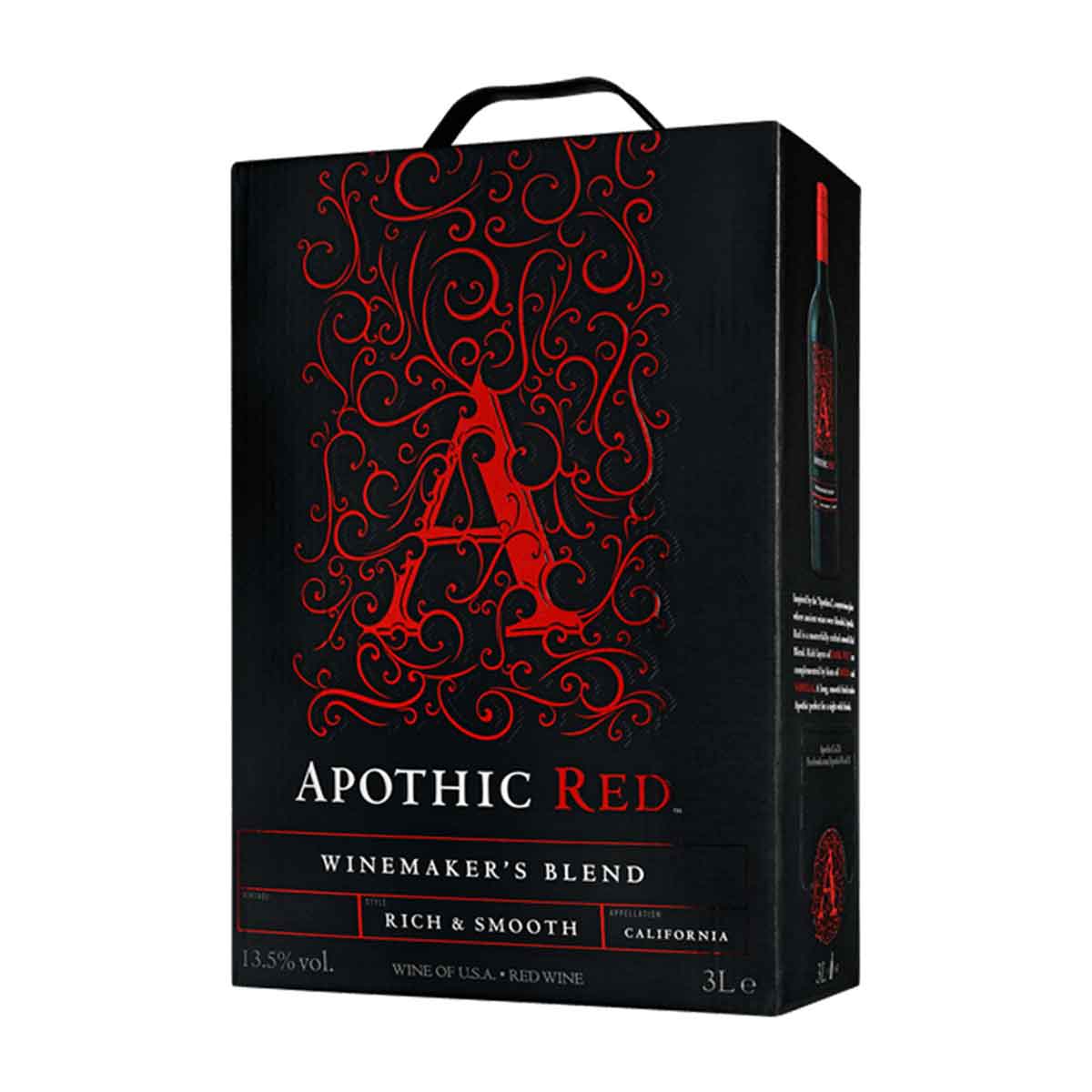 Apothic Red Californian Red Wine 3L Bag in Box