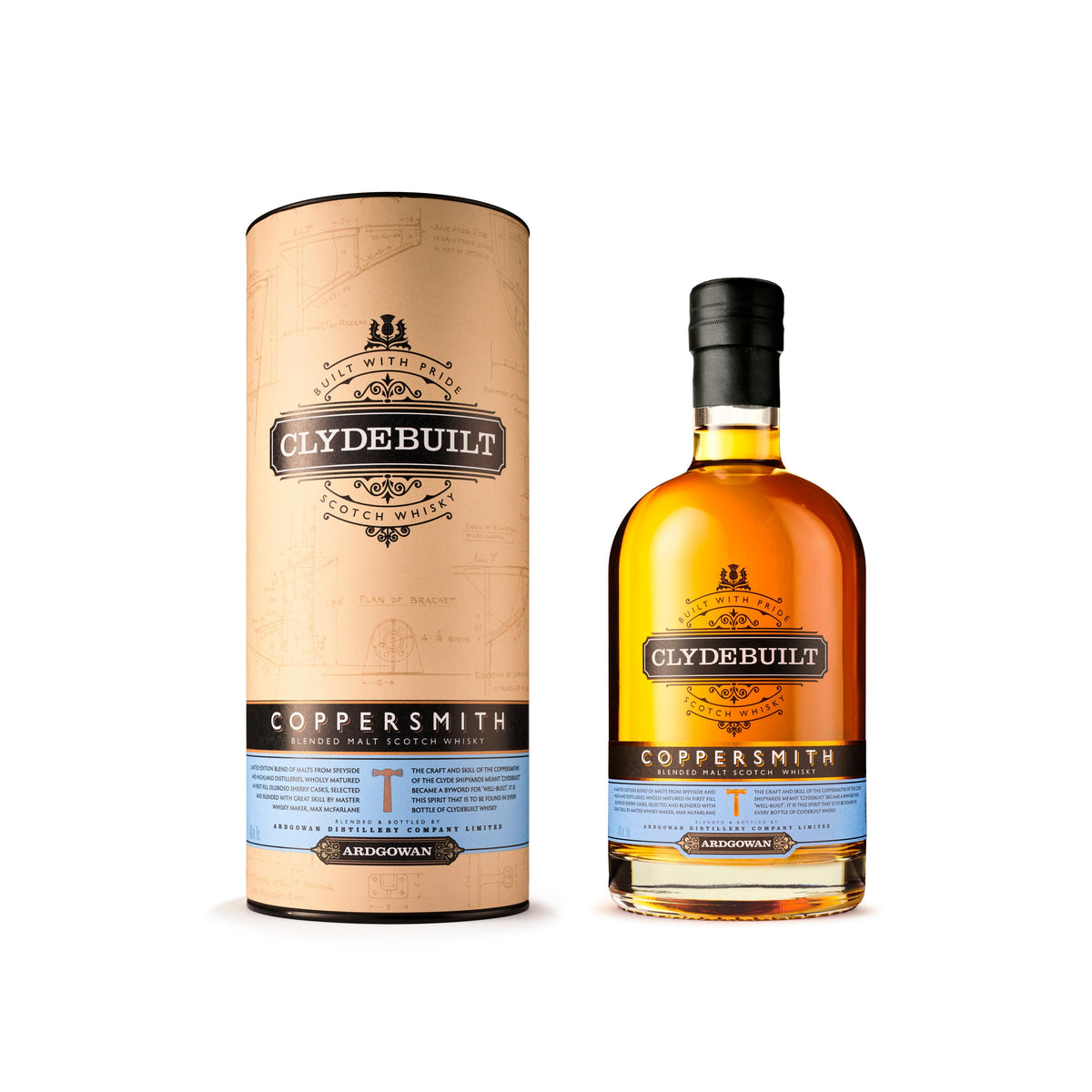 Ardgowan Clydebuilt Coppersmith Blended Malt Scotch Whisky