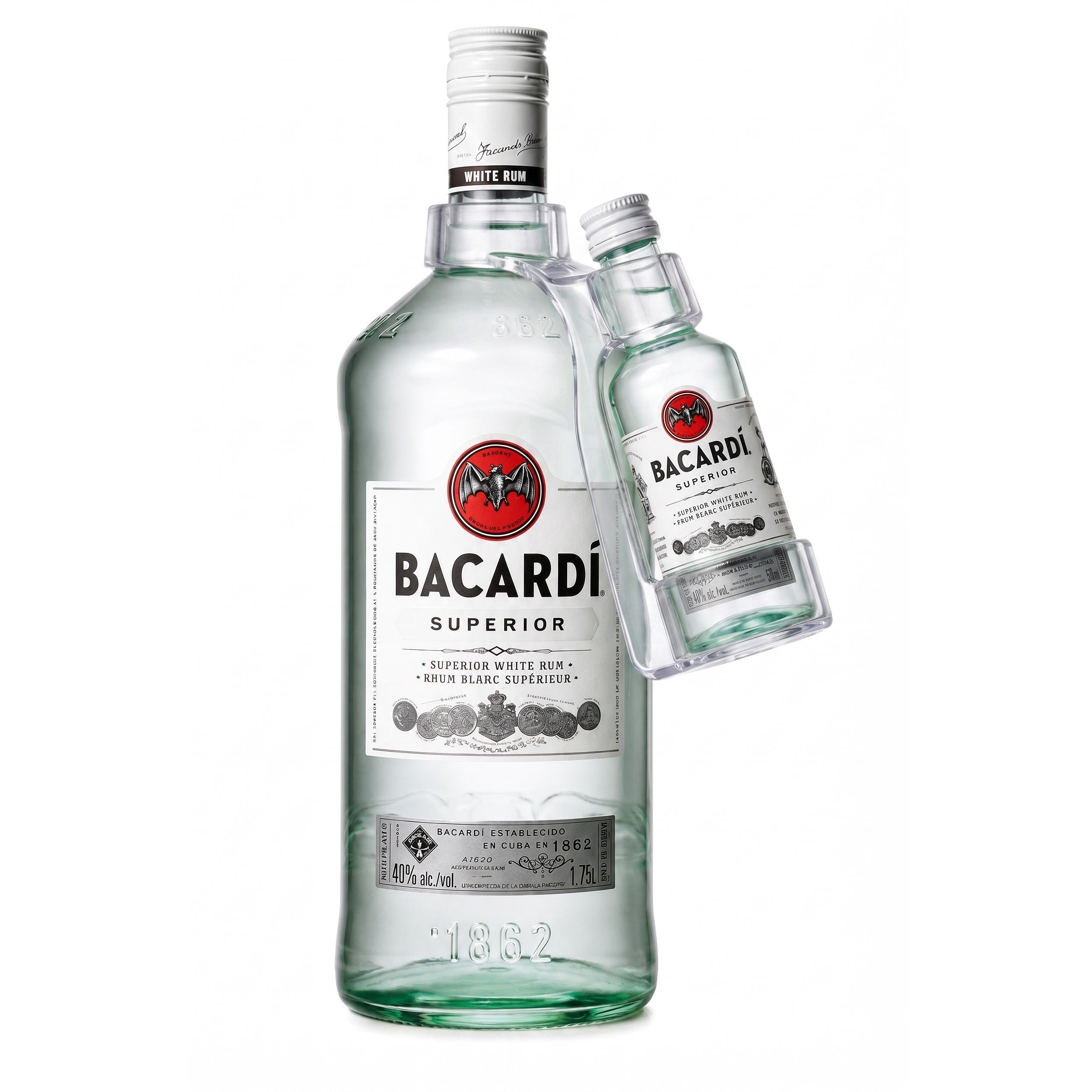 Bacardi Superior White Rum 1.75L + 50ml