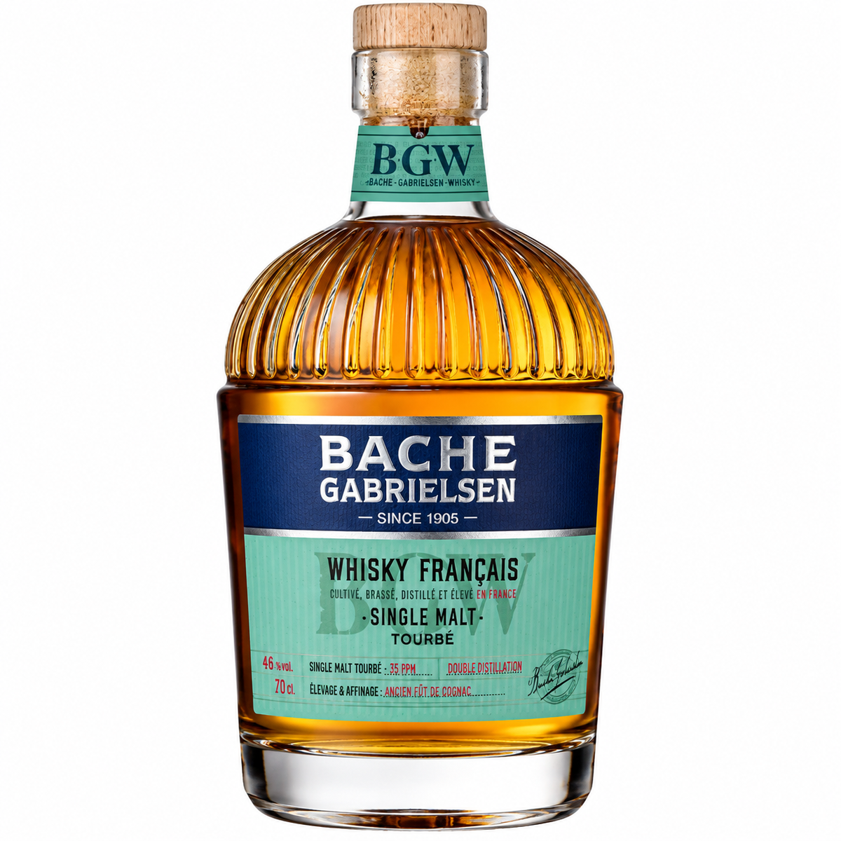 Bache Gabrielsen BGW French Whisky Single Malt Tourbe 700ml