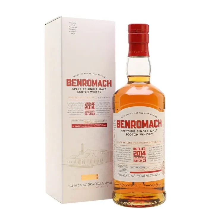 Benromach Cask Strength Vintage 2014 Batch 3 Single Malt Scotch Whisky