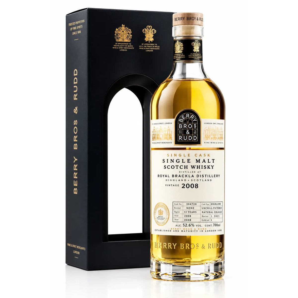 Berry Bros. & Rudd Royal Brackla 2008 Cask #304720 Single Malt Scotch Whisky
